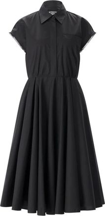 Msgm Shirt Dress - Dames - Shirt Kleedjes - Zwart - M - Kleedjes