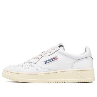 Autry (WMNS) Autry Medalist Low Goatskin White AULW-GG04