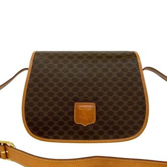 Celine Pre-owned Celine Macadam Coated Canvas Crossbody Bag Ladies 2HX07MBS4F3V8M4S