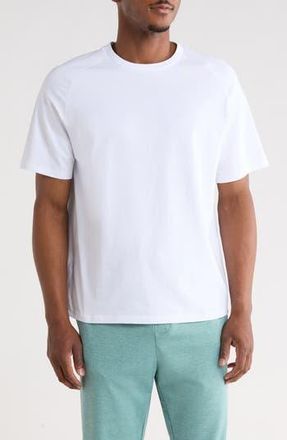 Original Penguin Short Raglan Sleeve T-Shirt in Brilliant White at Nordstrom Rack, Size Xx-Large