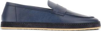 Brunello Cucinelli leather loafers - Blue