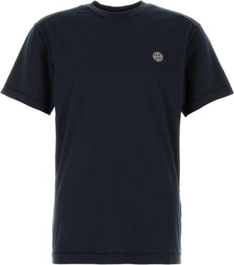 Stone Island Midnight Blue Cotton T Shirt