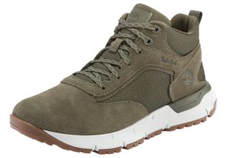 Timberland Schn&uuml;rboots TIMBERLAND VOYAGER PARKMID LACE UP SNEAKER, Herren, Gr. 43,5, gr&uuml;n (dunkelgr&uuml;n suede), Leder, Schuhe Schn&uuml;rboots, Winterschuhe, Sneakerboo