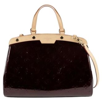 Louis Vuitton Pre-owned Handbags, female, Purple, Size: ONE SIZE Pre-owned Brea MM Tote Shoulder Bag