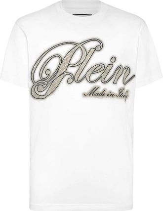 Philipp Plein Strass-embellished Cotton T-shirt