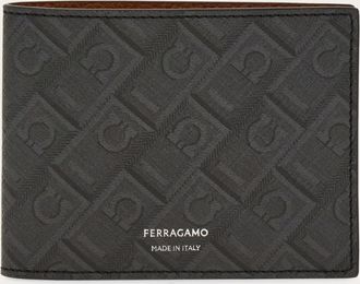 Ferragamo Men Ferragamo Monogram wallet Brown