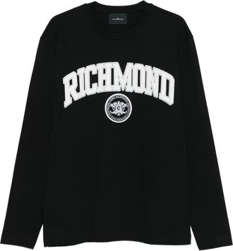 John Richmond T-shirt con logo - Nero