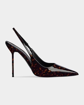 PARIS TEXAS 105mm Lidia Cork Slingback Pumps