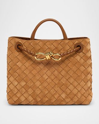 Bottega Veneta Small Andiamo Suede Tote Bag