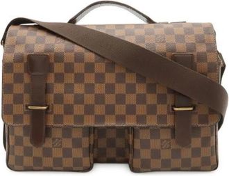 Louis Vuitton Pre-owned Damier messenger bag - Dames - Vintage Handtas - Bruin - ONE Size - Vintage