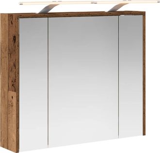vidaXL Armario Con Espejo De Ba&ntilde;o Madera Vieja 73,5 X 16 X 62,5 Cm Vidaxl