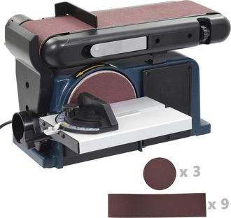 vidaXL Vidaxl - Lijadora De Disco Y Banda 370 W 150 Mm