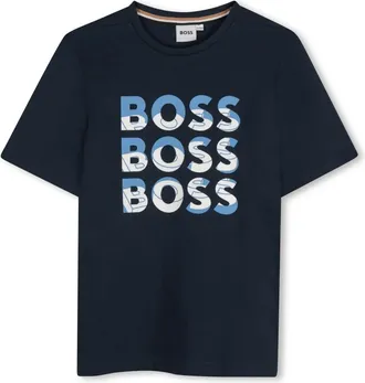 BOSS Kidswear short-sleeve T-shirt - kids - Cotton - 14 - Blue