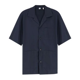 Aspesi Shirts - male - Aspesi - Short Sleeve Shirts - Blue - 2XL - Shirts
