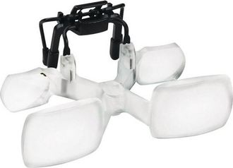Eschenbach Porzellan Group Clip Max Dyail, Aumento : 2x, Distancia De La Pupila 62-70 Mm, Distancia De Trabajo A Partir Del Ojo 400 Mm