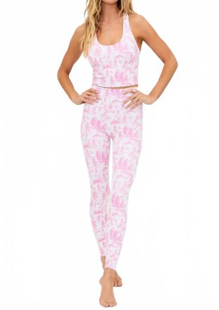 Beach Riot Piper Leggings In Pink Powder Toile