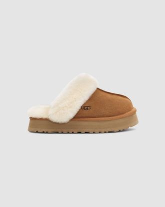 UGG Womens Disquette Slipper In Chestnut