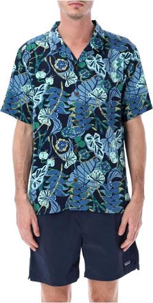 Patagonia Outdoor Tops, male, Blue, Size: S Tidal Shirt