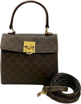 Celine Pre-owned Plastic celine-bags - Dames - Vintage Mini Tas - Bruin - ONE Size - Leer - Vintage