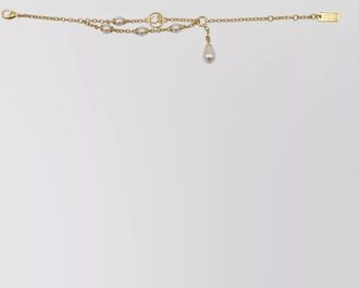 Chlo&eacute; brass chain bracelet