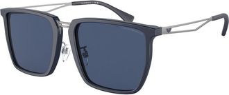 Emporio Armani EA4196D Asian Fit 508880 Mens Sunglasses Blue Size 57