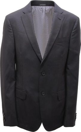 Daniele Alessandrini Maratonase Wol/Zijde Jas - Heren - Blazers - Blauw - S - Wol - Jassen