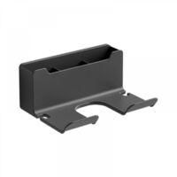 OEM Soporte De Pared De Pl&aacute;stico Negro Para Secador De Pelo, Adhesivo, No Requiere Taladrar, Con Funci&oacute;n Para Guardar El Cable. - Crezuo