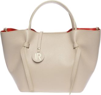 Isabella Rhea Beige Rundleer Tas