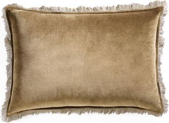 Febronie Coj&iacute;n algod&oacute;n marr&oacute;n roble 60x40