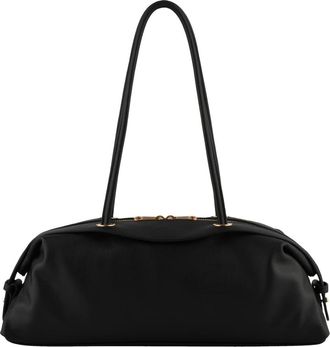 Pourchet Tassen, Dames, Zwart, ONE Size, Leer, Tempo Schoudertas