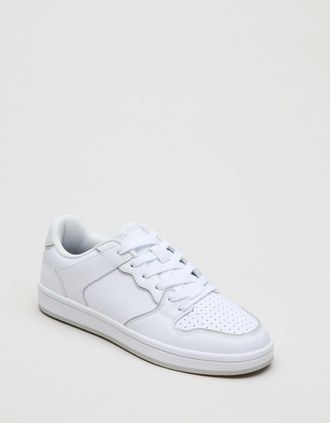 Ben Sherman Mens Ben Sherman Club Leather Mens White Trainers - Size: 10