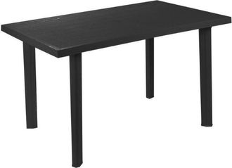 Progarden Mesa Resina Velo Antracita 126x76 Cm