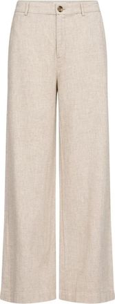 Part Two Wijde broek - Dames - Wijde Broeken - Beige - XS - Broeken