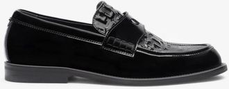 GCDS Wirdo Monogram Loafers - Dames - Loafers - Zwart - 43 EU - Leer - Schoenen