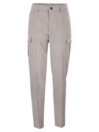 PESERICO Peserico Tailored Cargo Trousers In Stretch Technical Fabric