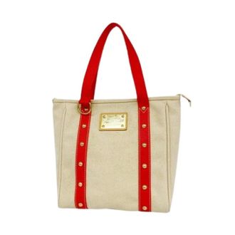 Louis Vuitton Pre-owned Tote Bags, female, Beige, Size: ONE SIZE Pre-owned Antigua Cabas MM Tote Bag