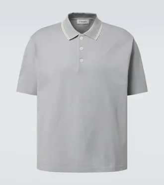 Frame Denim Cotton piqu&eacute; polo shirt