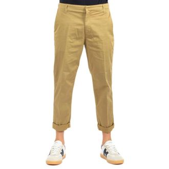 Dondup Heren, Broeken, Beige, Maat: W32 Katoen