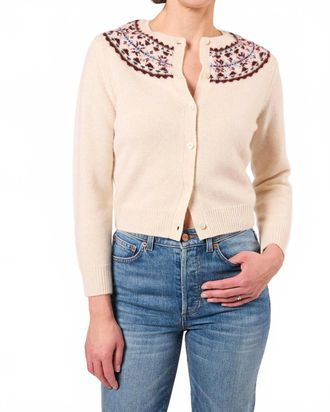 D&ocirc;en Olympe Cashmere Cardigan In Cottage