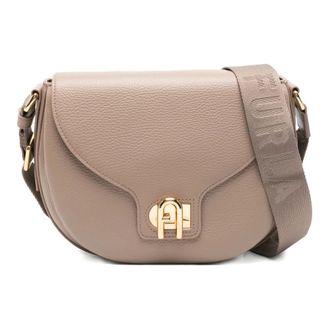 Furla Tassen, Dames, Beige, ONE Size, Leer, Lotus S Crossbody