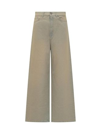 Stella McCartney Beige Flared High Rise Jeans