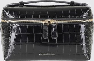 Victoria Beckham Vanity Croc-Embossed Calfskin Mini Handbag