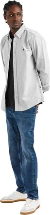 HUGO BOSS Heren Oxford Normaal Overhemd Met Lange Mouwen (Groen)