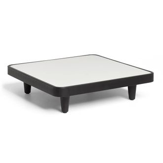Fatboy Paletti Outdoor-Tisch H 22,5 cm, 90 x 90 cm, hellgrau