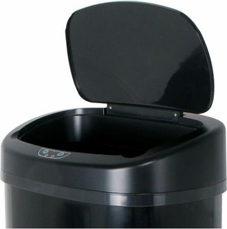 Kitchen Move Tapa Para Cubo De Basura Autom&aacute;tico Majestic - Negro