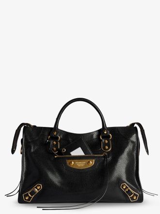 Balenciaga Borsa Le City Uptown in pelle con dettaglio borchie - BALENCIAGA - gender_Woman