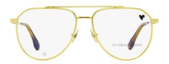Victoria Beckham VB2133 Pilot Aviator Eyeglasses - Gold