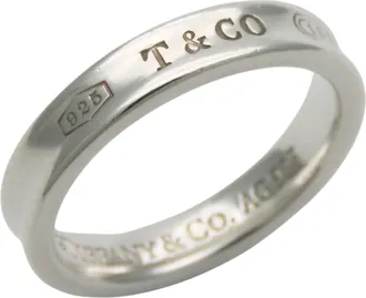 Tiffany & Co. Silver Silver 925 Band Ring (Pre-Owned)
