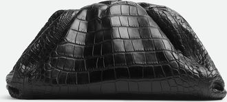 Bottega Veneta Pouch - Black - Women - 100% Alligator Skin