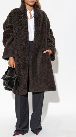 Tom Ford Leather Coat, Womens, Brown
